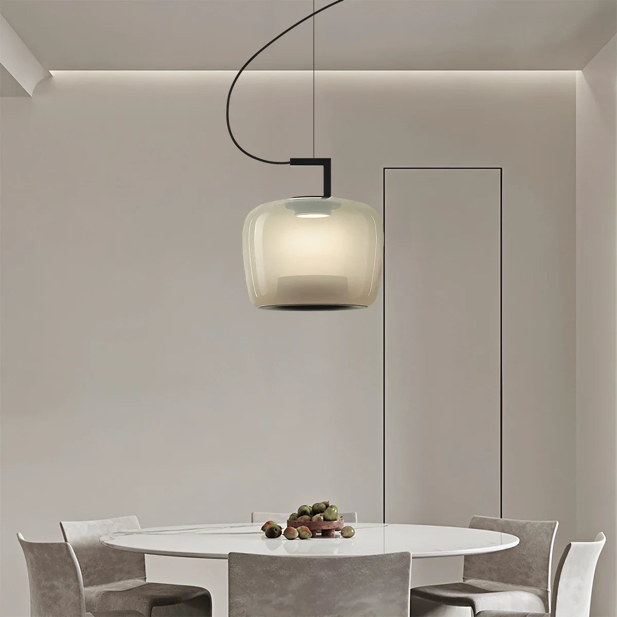 Nuvlight Nordic Minimalist Glass Pendant Light