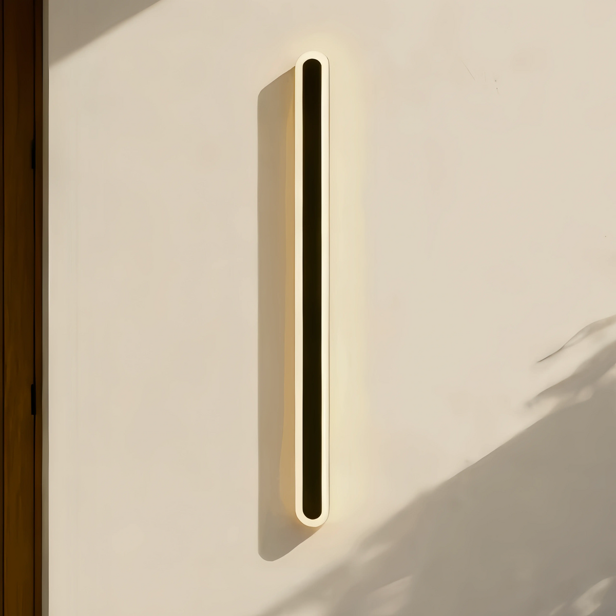 Nuvlight Modern Linear Outdoor Wall Lamp – Sensor Light for Indoor/Outdoor