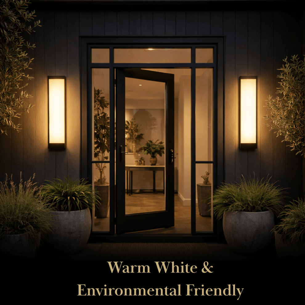 Arcato Premium Stainless Steel Outdoor Wall Sconce - Modern Solar & Wired Options