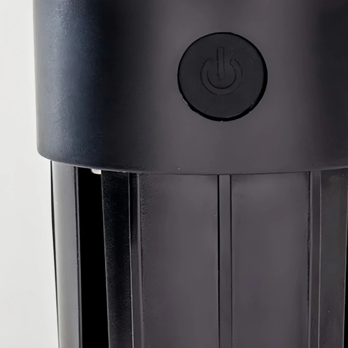 Arcato Modern Cylindrical Pathway Light – Black Metal/Acrylic Solar Outdoor Lamp