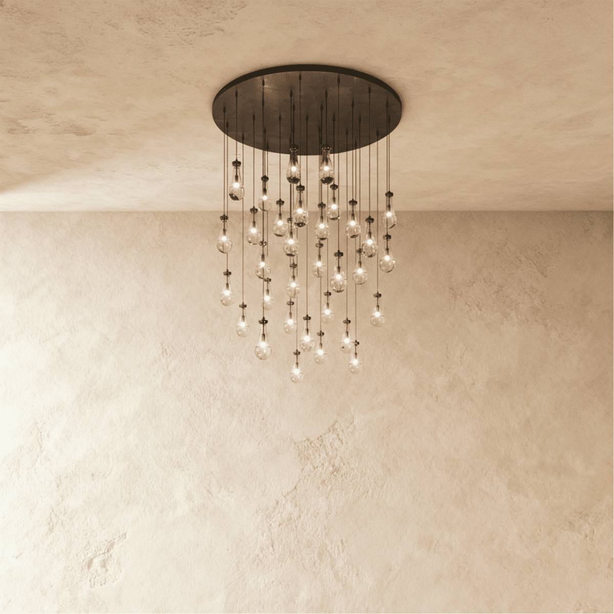 Pulcher Glass Tears Chandelier - Residence Supply