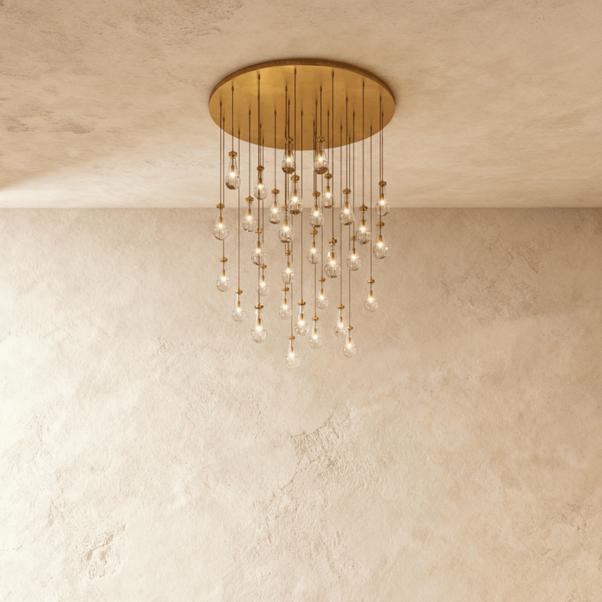 Pulcher Glass Tears Chandelier - Residence Supply