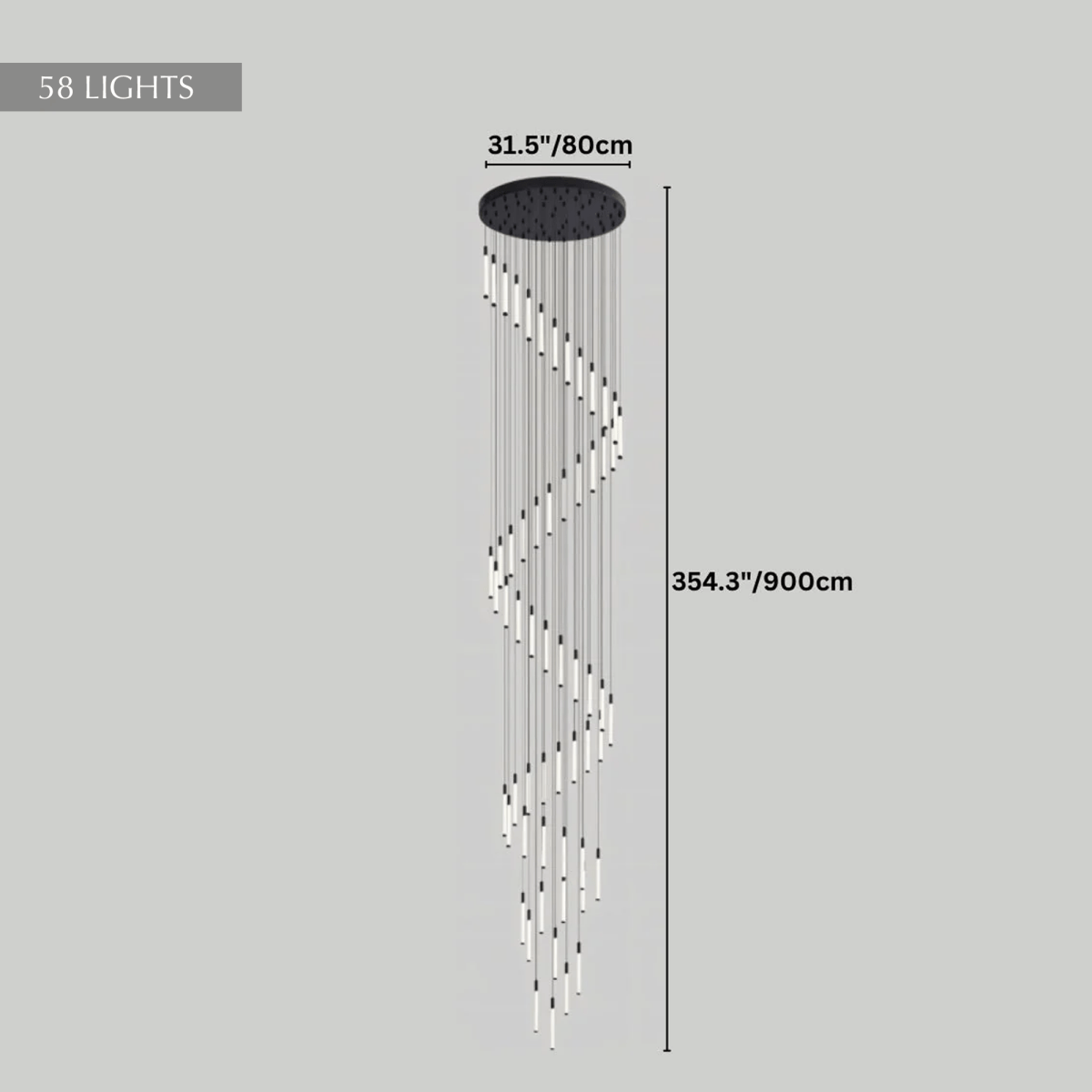 Tinara Staircase Chandelier - Residence Supply
