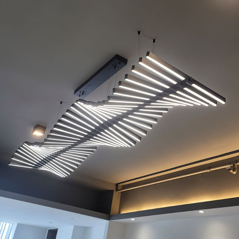 nuvlight Waves Modern Fluid LED Chandelier