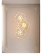 Elowen Cascading Glass Flower Wall Light