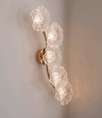 Elowen Cascading Glass Flower Wall Light