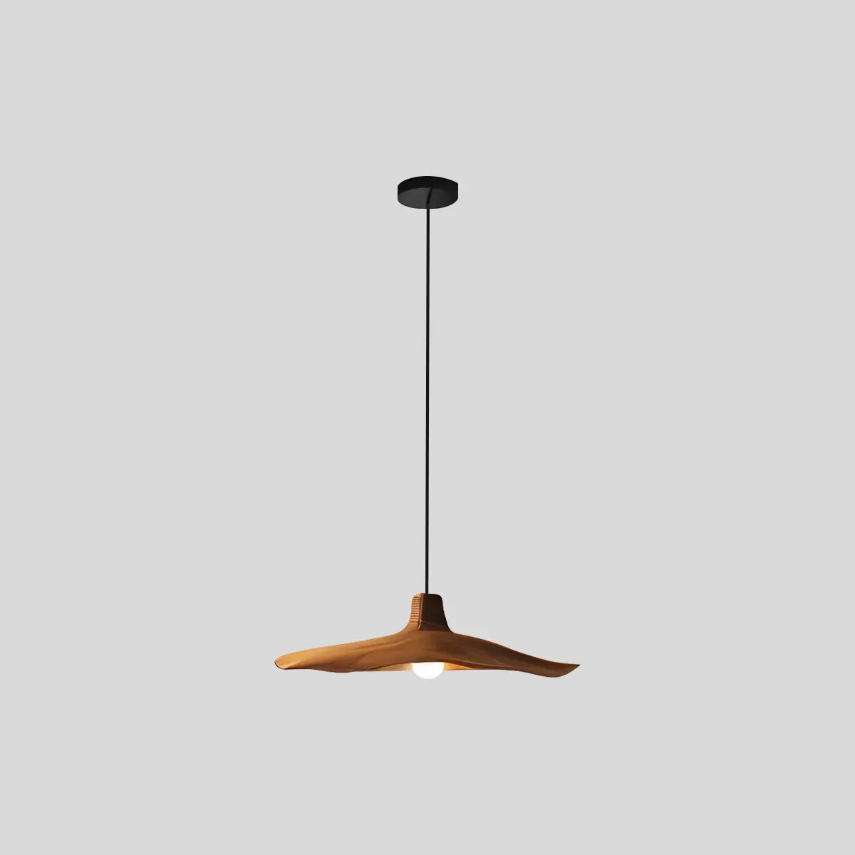  Retro Wave Wabi Sabi Pendant Light 1 Head