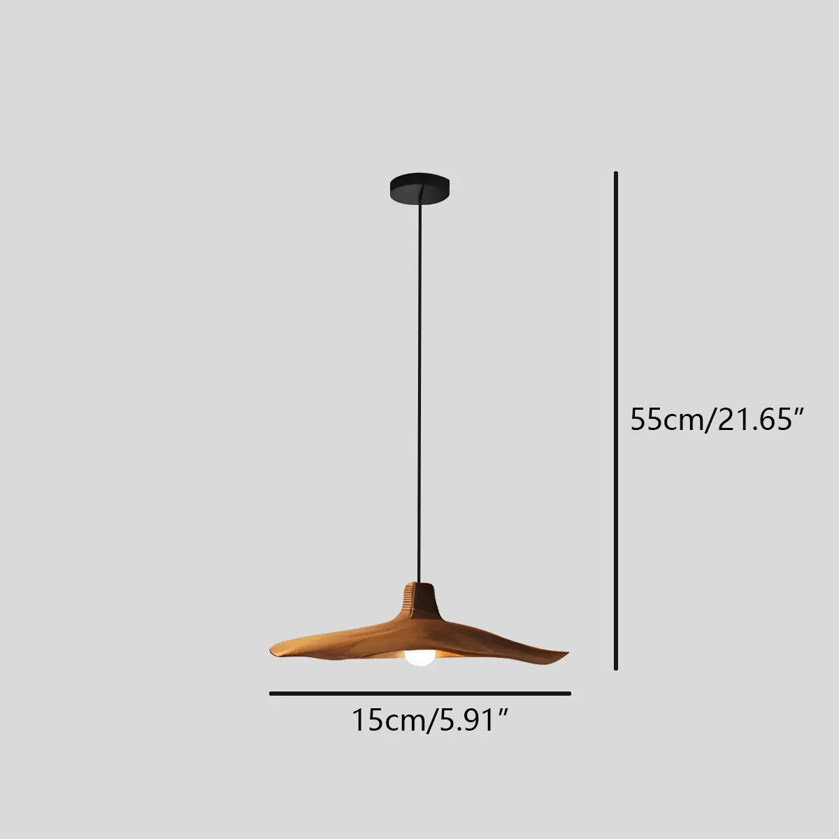 Nuvlight Wabi-Sabi Wave Pendant Light