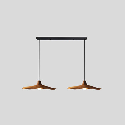 Retro Wave Wabi Sabi Pendant Light 2 Heads