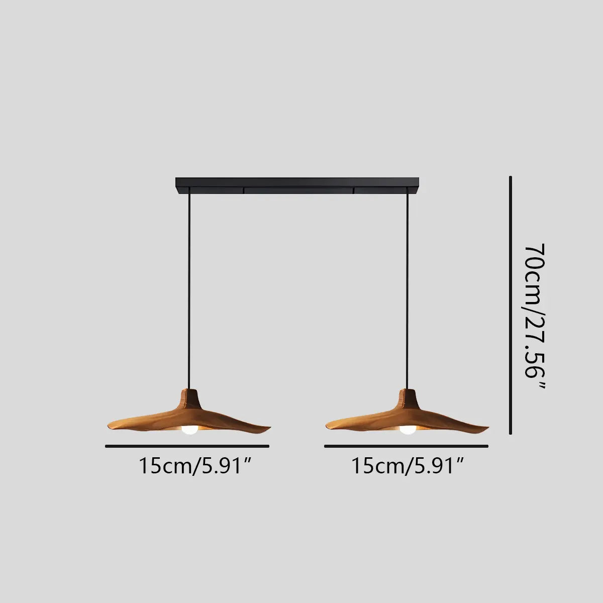 Nuvlight Wabi-Sabi Wave Pendant Light