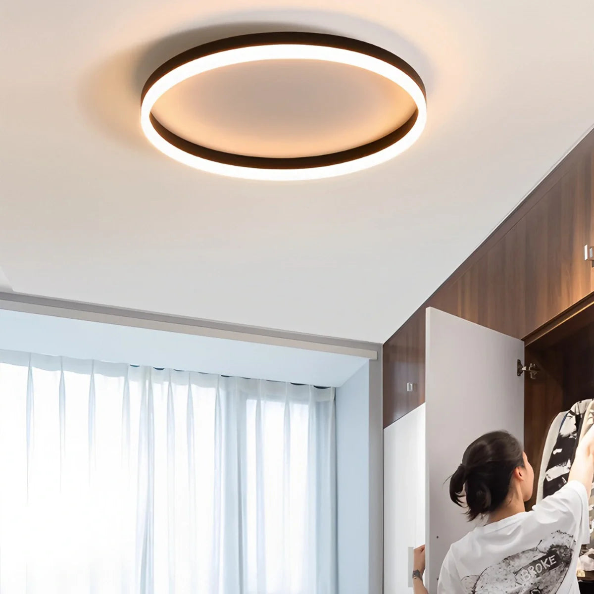 modern circular ceiling light