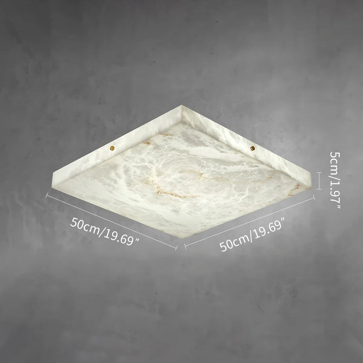 Alabaster Flush Mount Ceiling Light for Bedroom