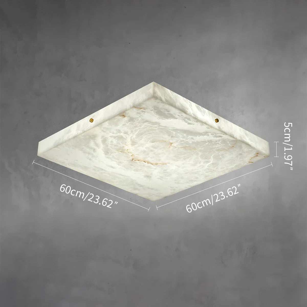 Alabaster Flush Mount Ceiling Light for Bedroom