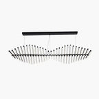 Nuvlight Linear Fish Bone Modeling Chandelier