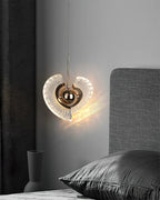 Zyra Modern Minimalist Pendant Light - Glass Hanging Lamp for Kitchen Island & Dining Room