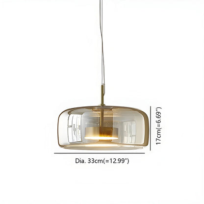 Glass Globe Pendant Light for Dining Room