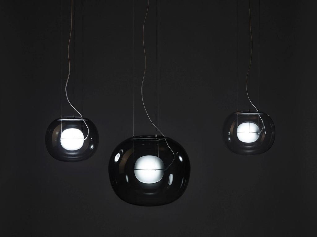 Levita Modern Orb Pendant - Minimalist Floating Glass Globe Light for Living Room & Foyer