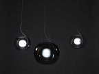 Levita Modern Orb Pendant - Minimalist Floating Glass Globe Light for Living Room & Foyer