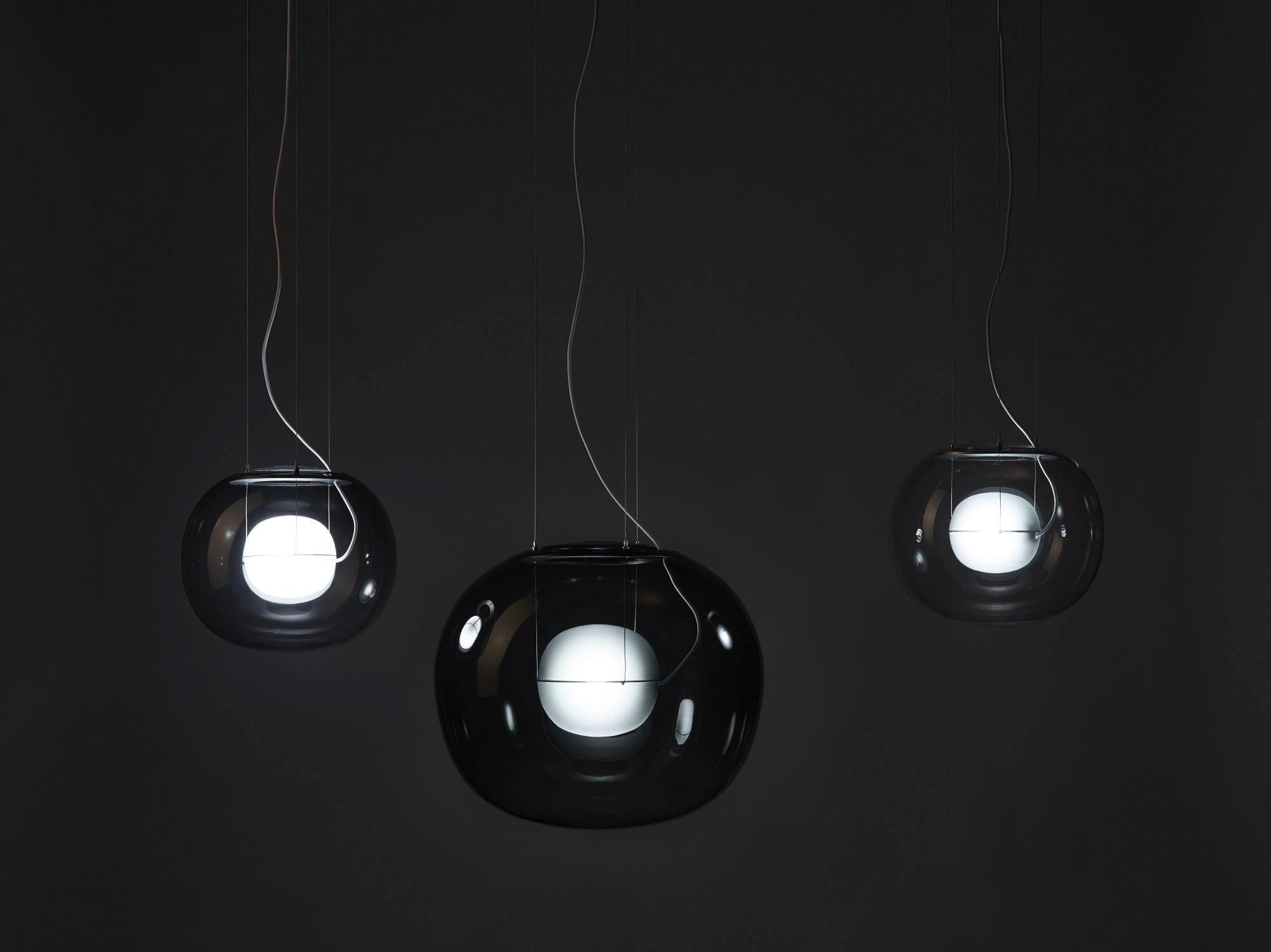 Levita Modern Orb Pendant - Minimalist Floating Glass Globe Light for Living Room & Foyer