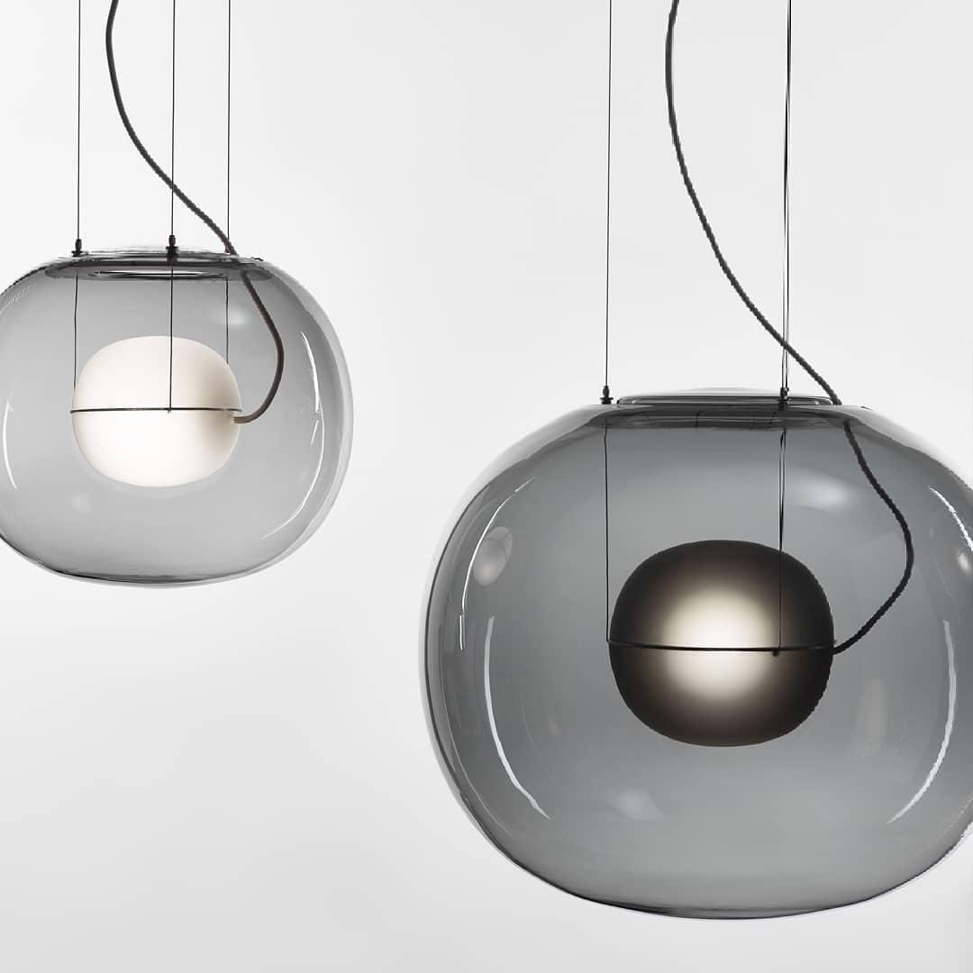 Levita Modern Orb Pendant - Minimalist Floating Glass Globe Light for Living Room & Foyer