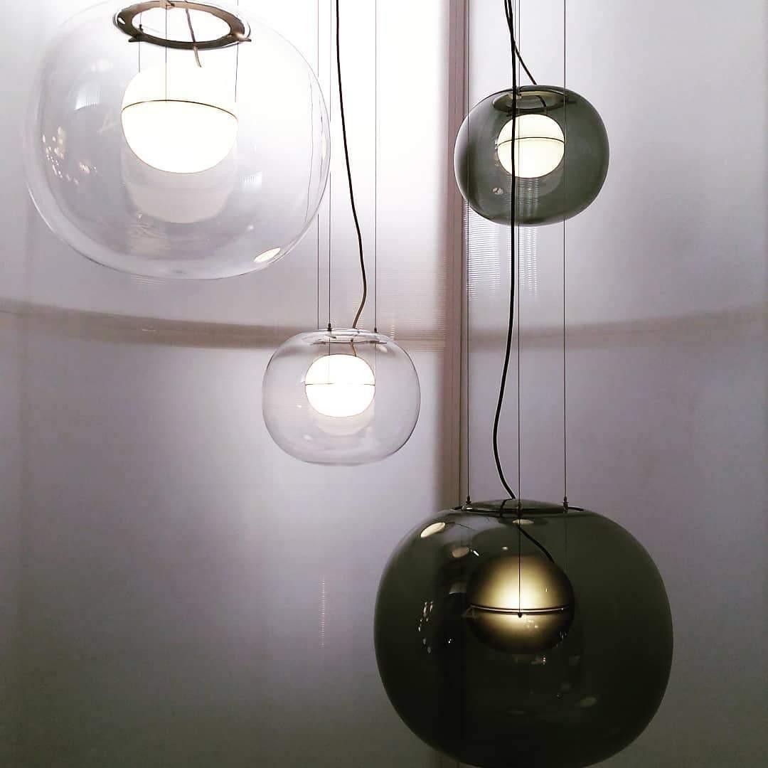 Levita Modern Orb Pendant - Minimalist Floating Glass Globe Light for Living Room & Foyer