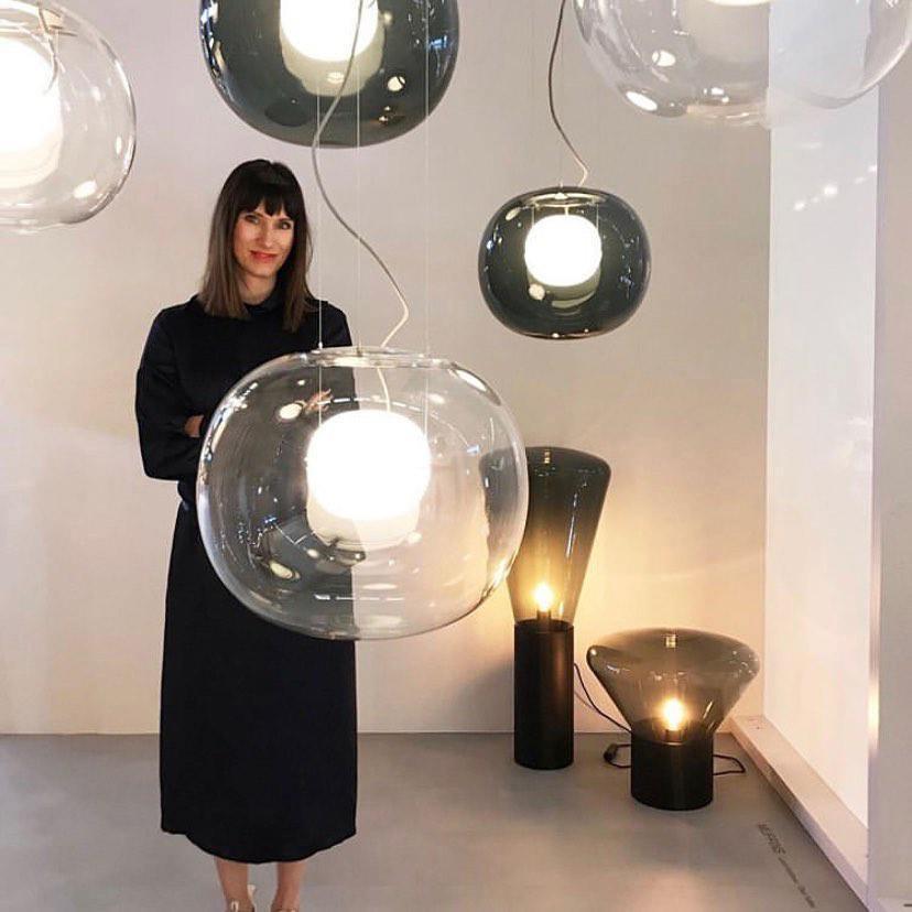 Levita Modern Orb Pendant - Minimalist Floating Glass Globe Light for Living Room & Foyer