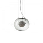 Levita Modern Orb Pendant - Minimalist Floating Glass Globe Light for Living Room & Foyer