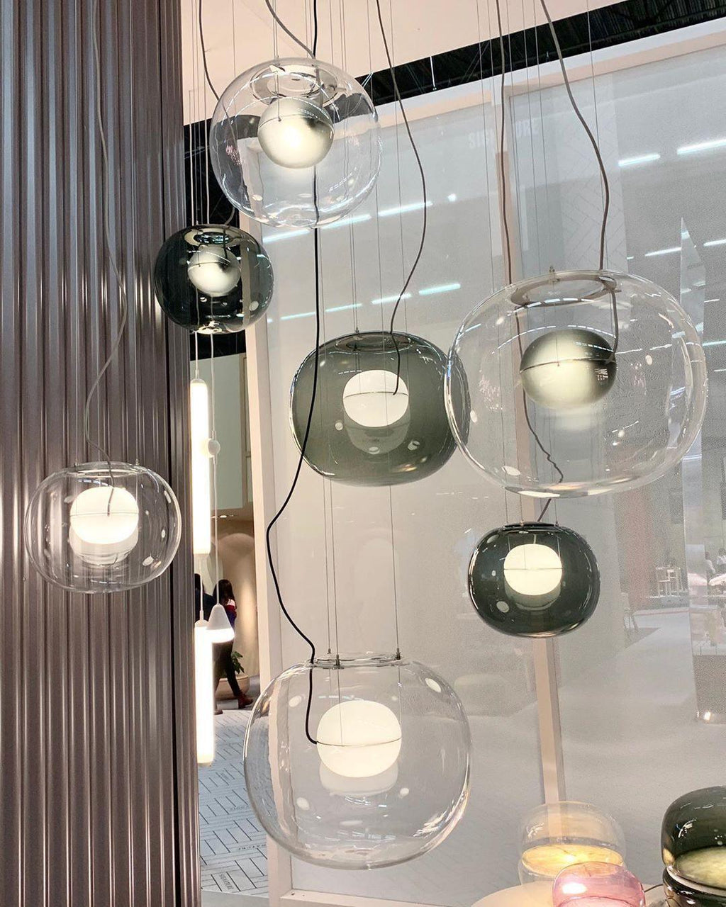 Levita Modern Orb Pendant - Minimalist Floating Glass Globe Light for Living Room & Foyer