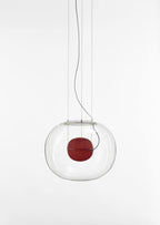Levita Modern Orb Pendant - Minimalist Floating Glass Globe Light for Living Room & Foyer