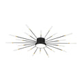 Artistic Fireworks Ceiling Light - Modern Swirl Burst Flush Mount for Living Room