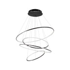 Grand Tiered Ring Chandelier - Modern Luxury Multi-Tier Lighting for Foyer & High Ceiling