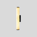 Nuvlight Modern Cylindrical Spanish Alabaster Wall Sconce Black