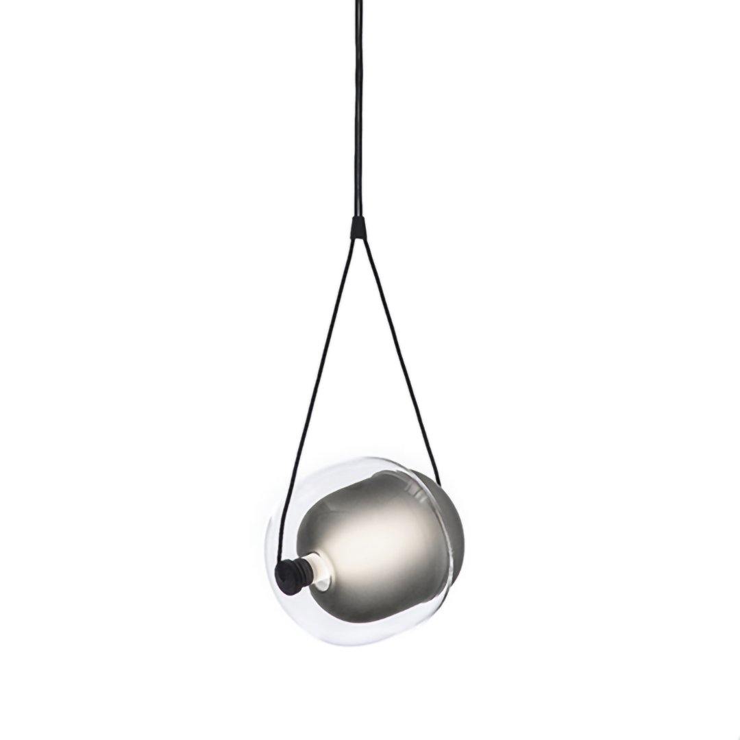 Cello Hand-Blown Glass Pendant Light - Elegant Pear-Shaped Hanging Lamp for Kitchen & Dining Room