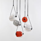 Cello Hand-Blown Glass Pendant Light - Elegant Pear-Shaped Hanging Lamp for Kitchen & Dining Room