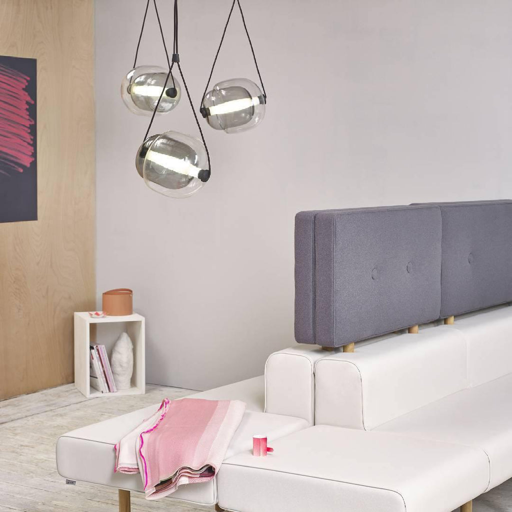 Cello Hand-Blown Glass Pendant Light - Elegant Pear-Shaped Hanging Lamp for Kitchen & Dining Room