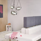 Cello Hand-Blown Glass Pendant Light - Elegant Pear-Shaped Hanging Lamp for Kitchen & Dining Room