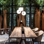 Cello Hand-Blown Glass Pendant Light - Elegant Pear-Shaped Hanging Lamp for Kitchen & Dining Room