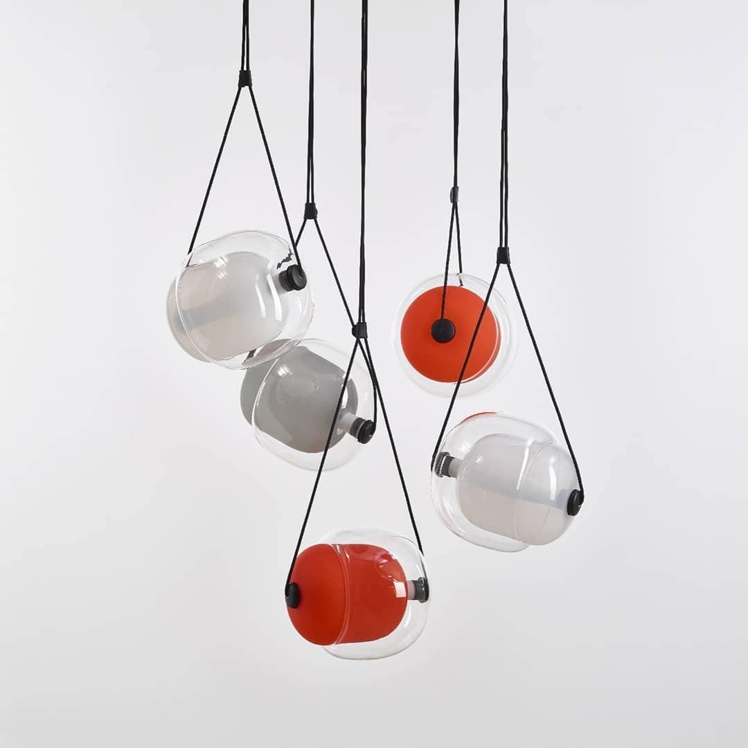 Cello Hand-Blown Glass Pendant Light - Elegant Pear-Shaped Hanging Lamp for Kitchen & Dining Room