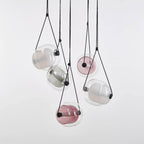 Cello Hand-Blown Glass Pendant Light - Elegant Pear-Shaped Hanging Lamp for Kitchen & Dining Room
