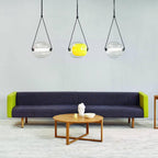 Cello Hand-Blown Glass Pendant Light - Elegant Pear-Shaped Hanging Lamp for Kitchen & Dining Room
