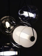 Cello Hand-Blown Glass Pendant Light - Elegant Pear-Shaped Hanging Lamp for Kitchen & Dining Room