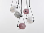 Cello Hand-Blown Glass Pendant Light - Elegant Pear-Shaped Hanging Lamp for Kitchen & Dining Room