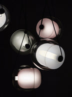 Cello Hand-Blown Glass Pendant Light - Elegant Pear-Shaped Hanging Lamp for Kitchen & Dining Room