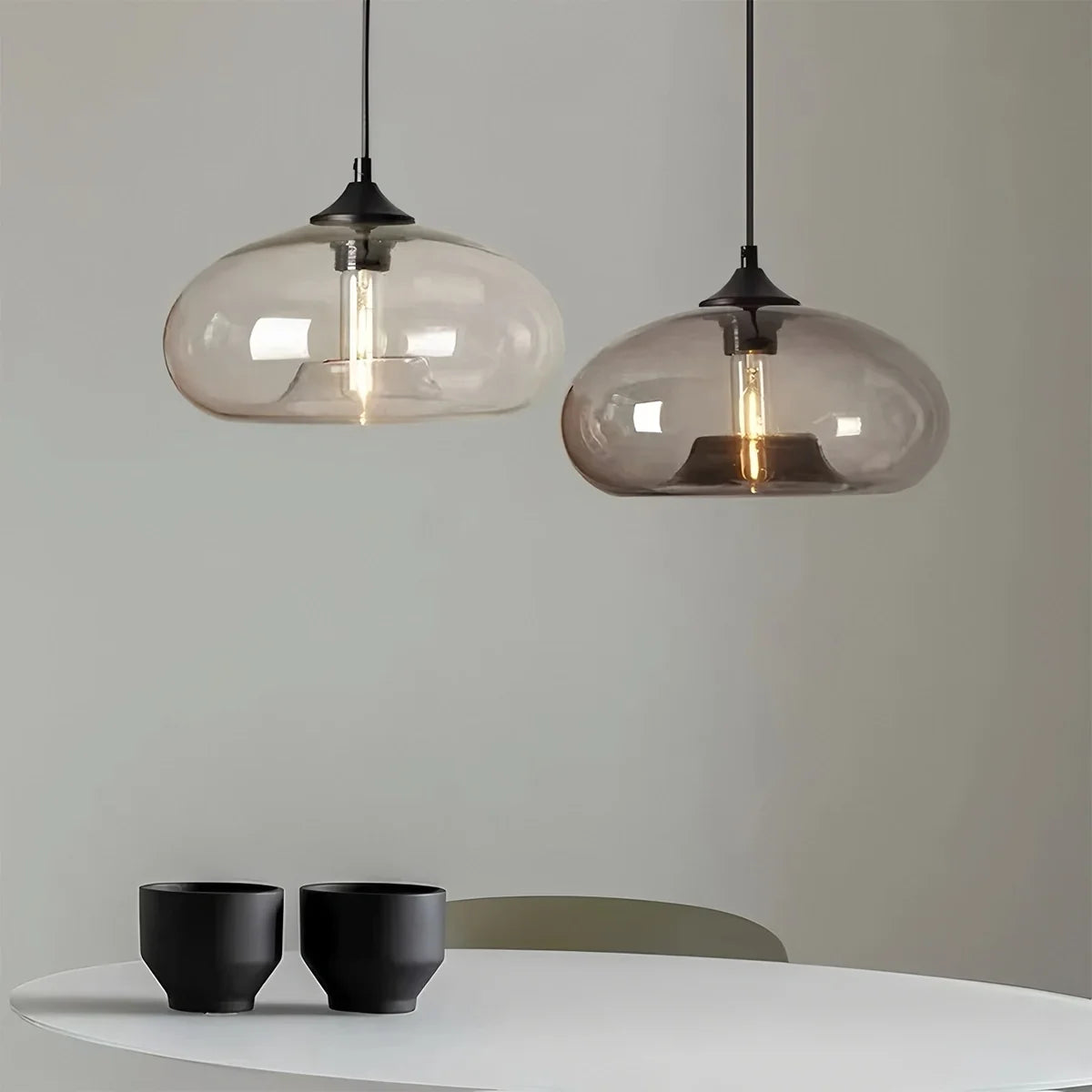 Nuvlight Hand-Blown Color Glass Pendant Light