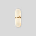 Melange Pill Sconce - Luxury Spanish Alabaster Wall Light with Natural Stone Veining