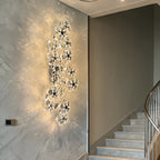 Crystal Flower Wall Lamp