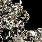 Crystal Flower Wall Lamp