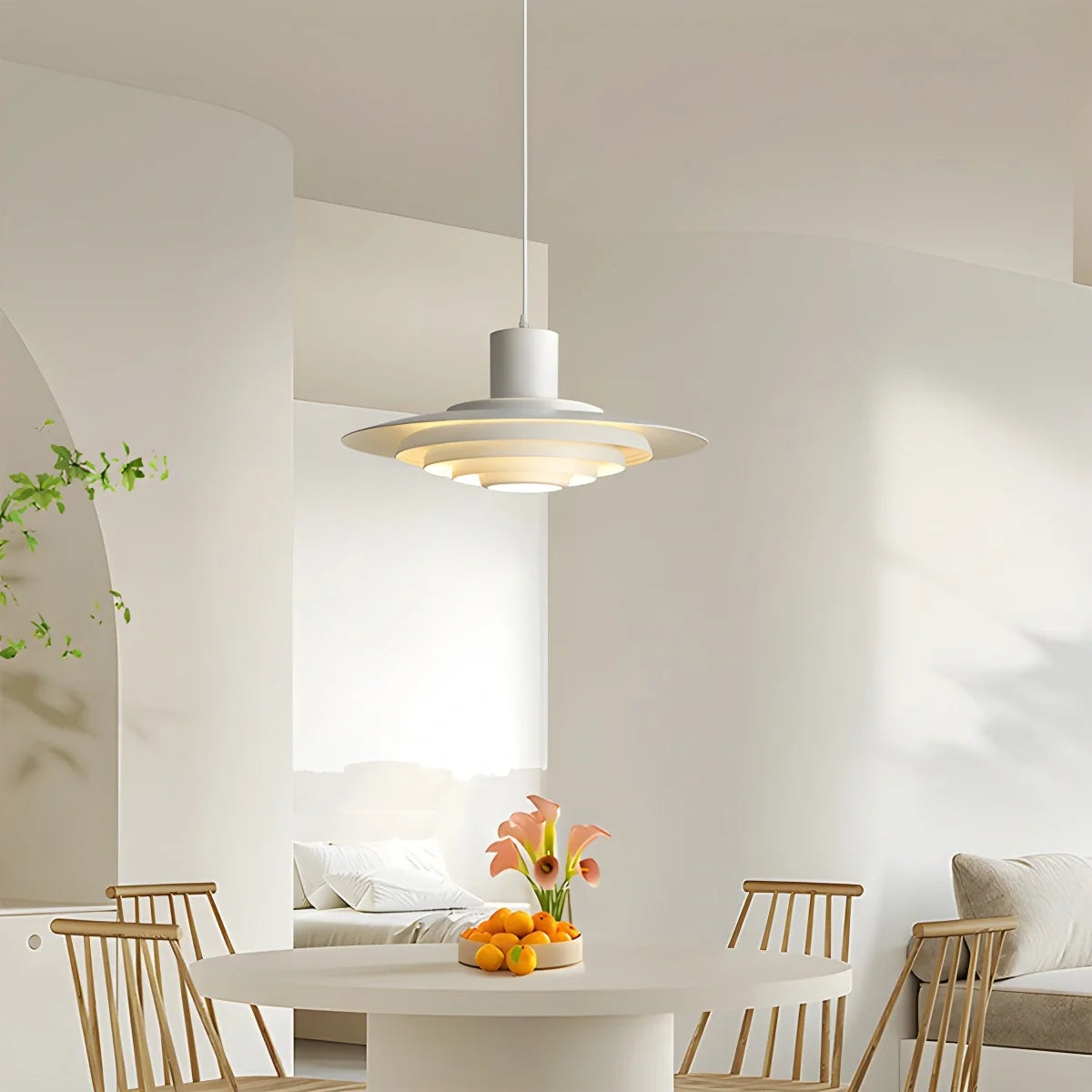 Nuvlight UFO Cream Pendant Light