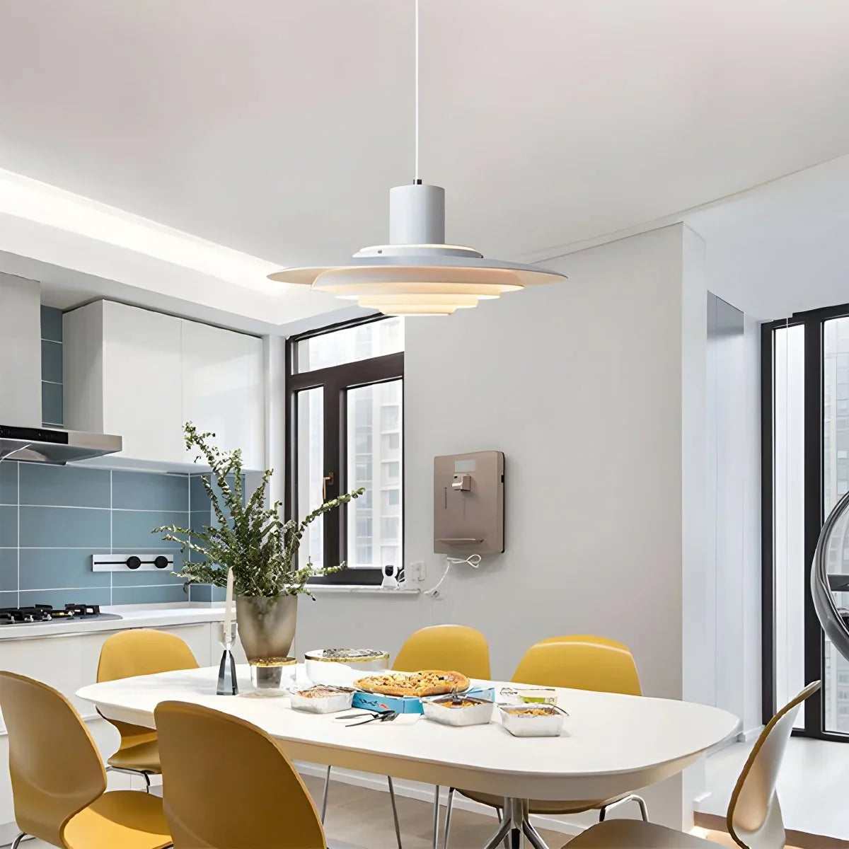 Nuvlight UFO Cream Pendant Light