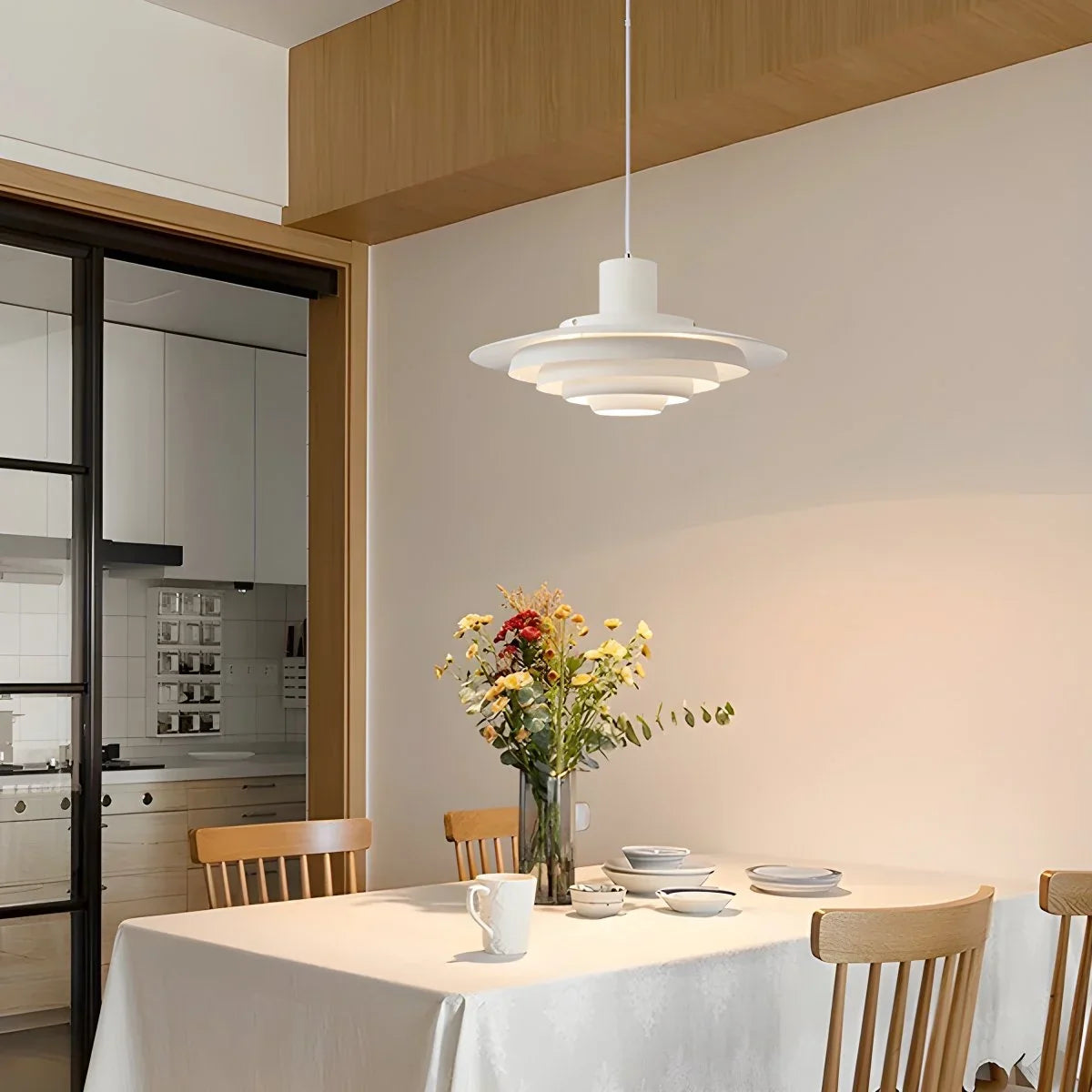 Nuvlight UFO Cream Pendant Light